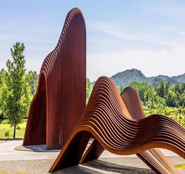 锦屏锈钢板造型